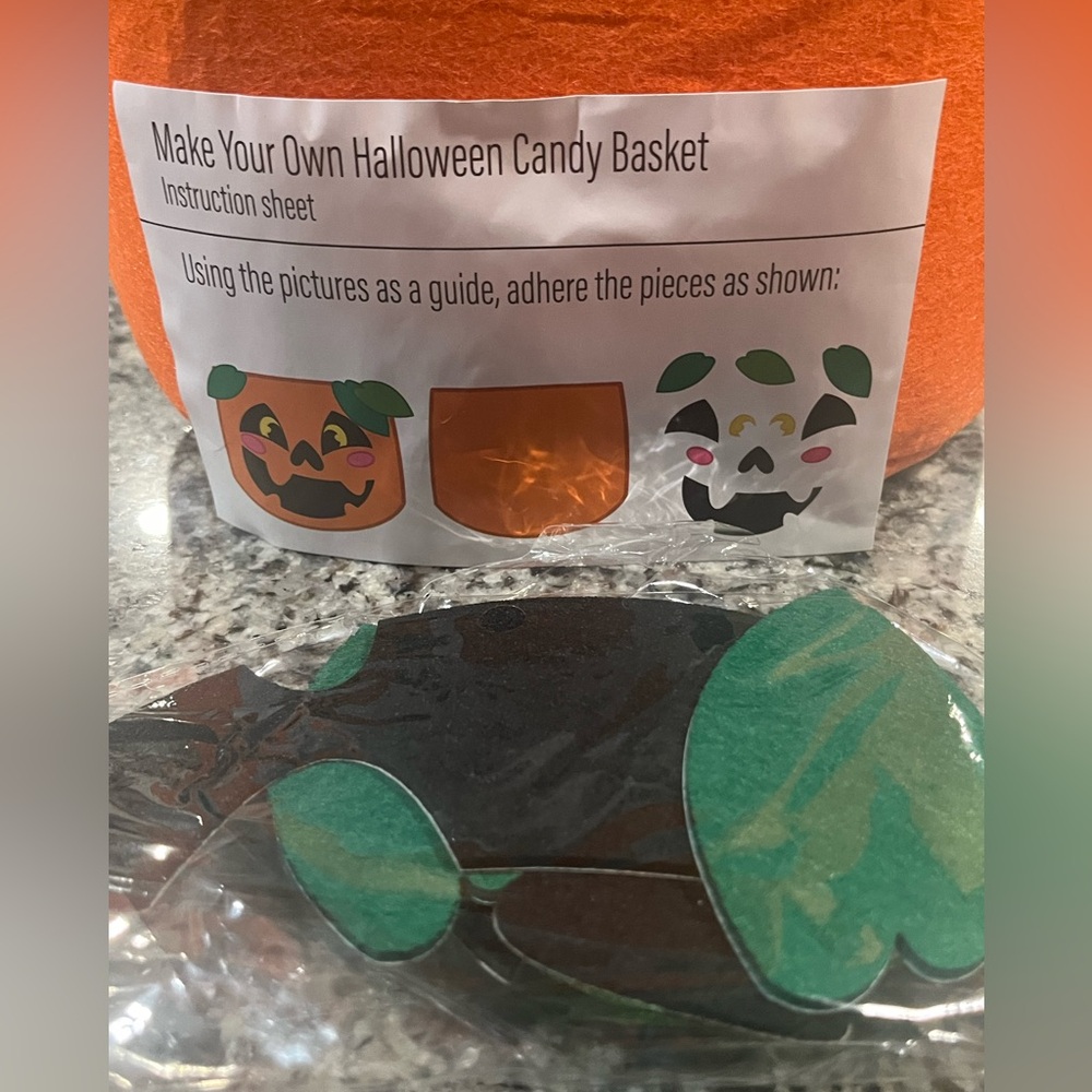 New, make your own Halloween candy bucket, choice of pumpkin or ghost